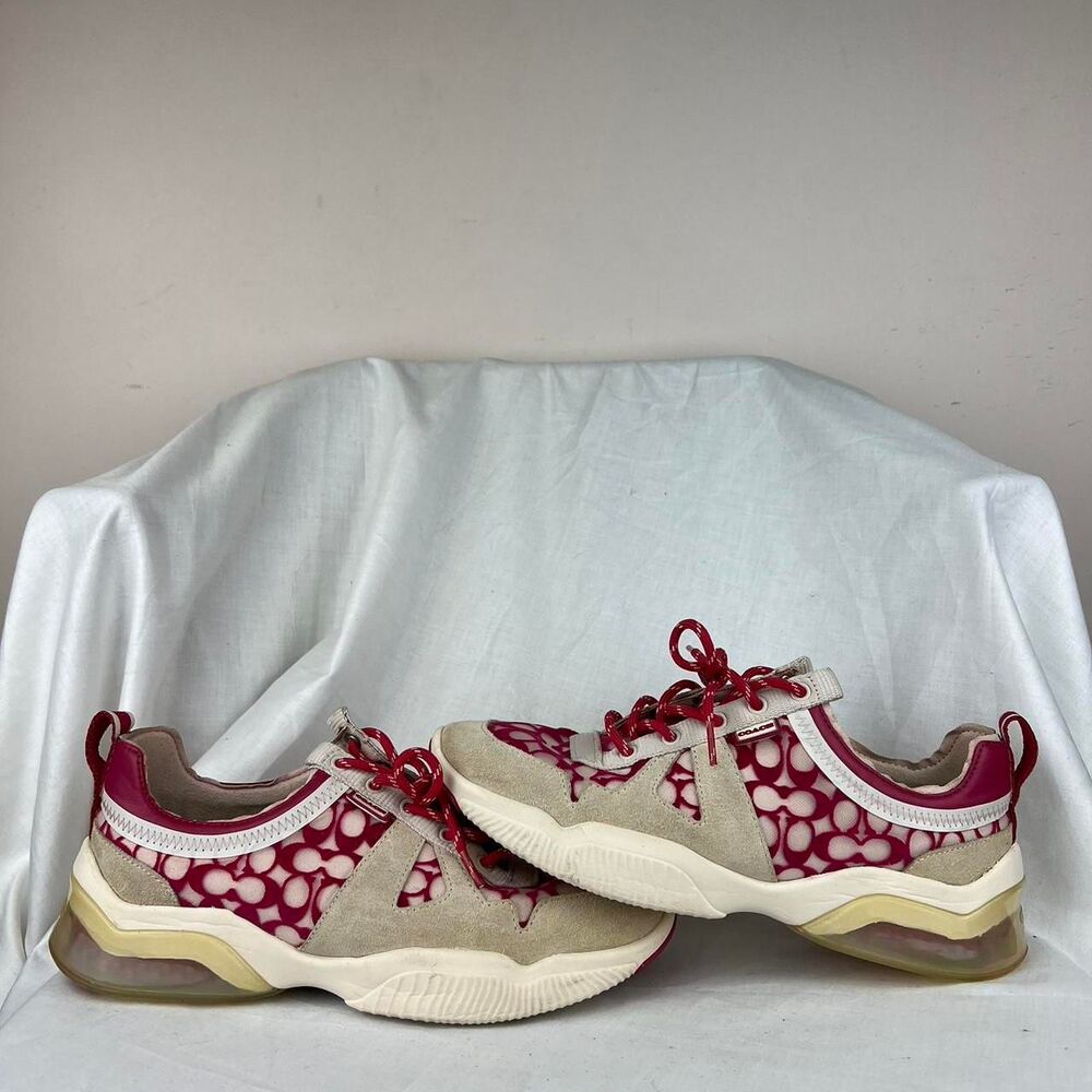 Coach City Sole G4972 Mesh Sneakers Hyacinth Pink Shoes Size 9 B